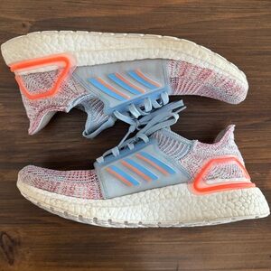 Adidas UltraBoost 19 in Coral Glow Blue